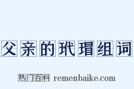 父亲的玳瑁组词是什么意思的图片